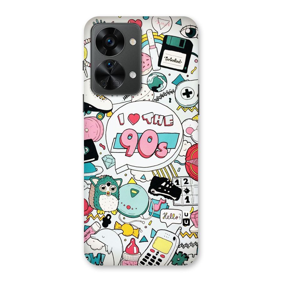 Heart 90s Back Case for OnePlus Nord 2T