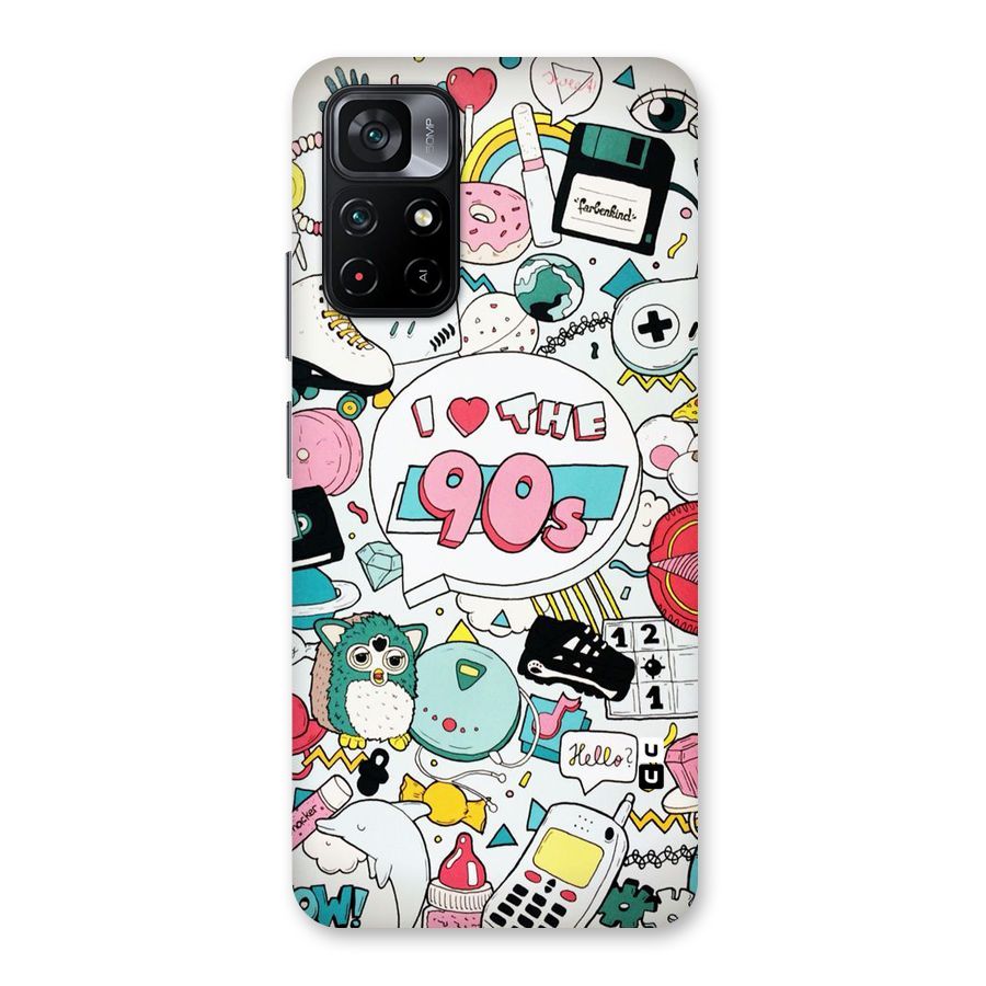 Heart 90s Back Case for Poco M4 Pro 5G