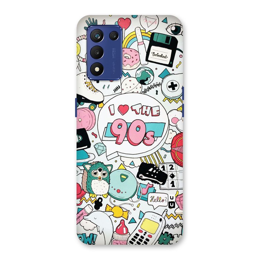 Heart 90s Back Case for Realme 9 5G Speed