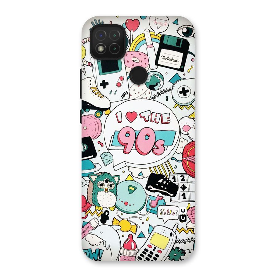 Heart 90s Back Case for Redmi 9 Activ