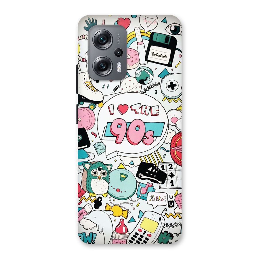 Heart 90s Back Case for Redmi K50i