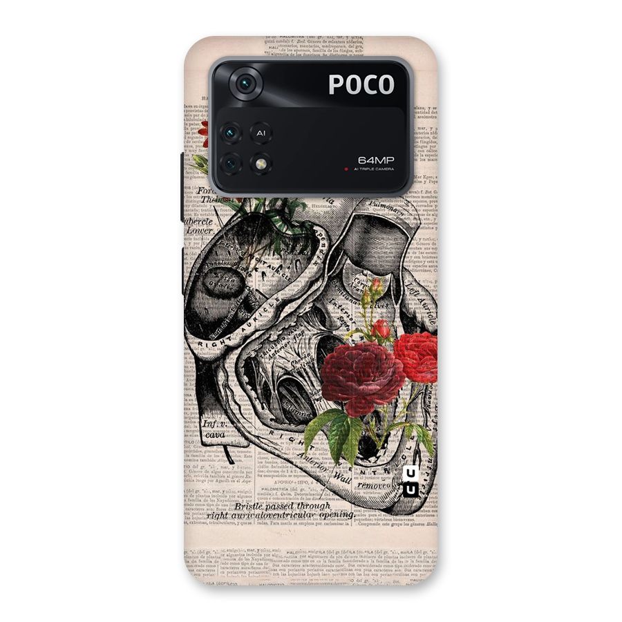 Heart Newspaper Back Case for Poco M4 Pro 4G