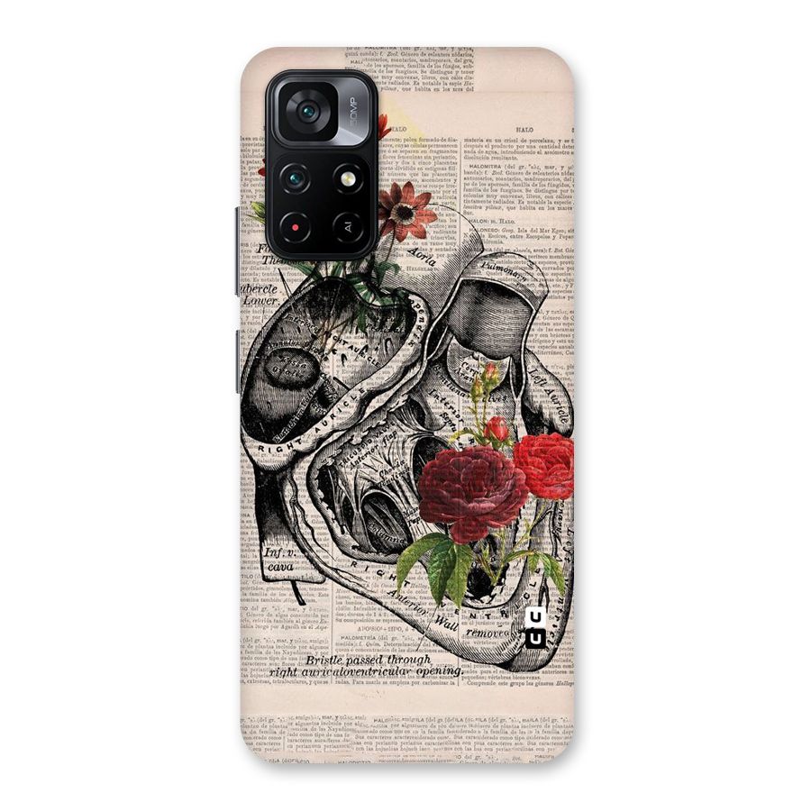 Heart Newspaper Back Case for Poco M4 Pro 5G