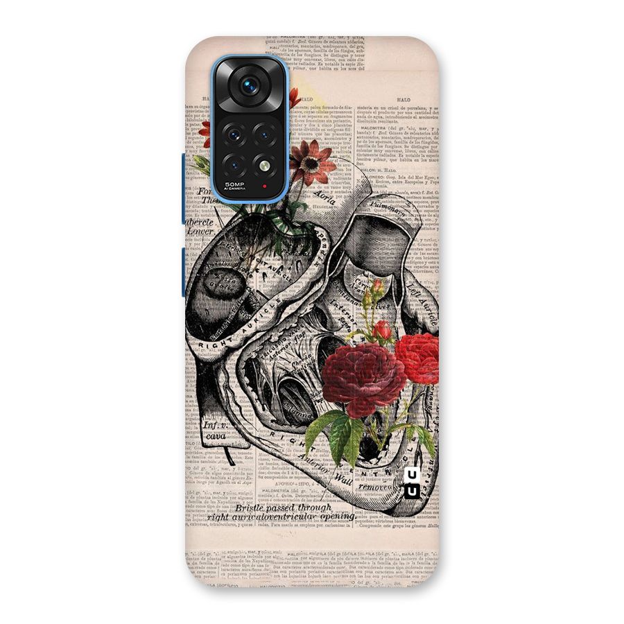 Heart Newspaper Back Case for Redmi Note 11S