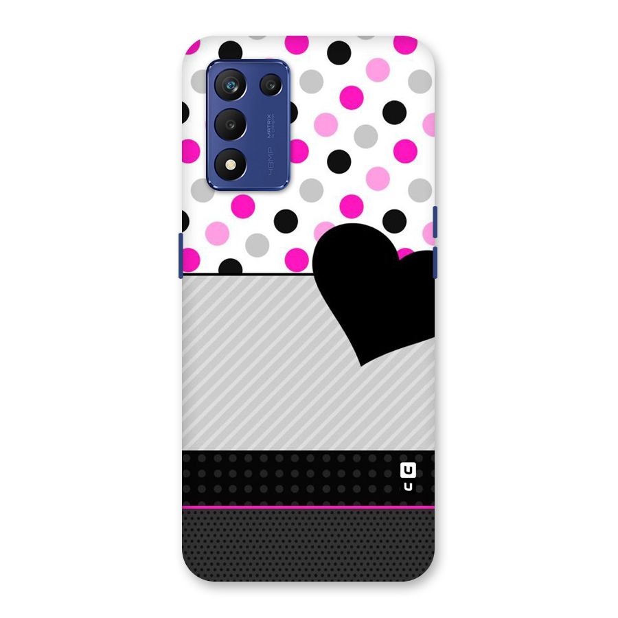 Heart Polka Stripes Back Case for Realme 9 5G Speed