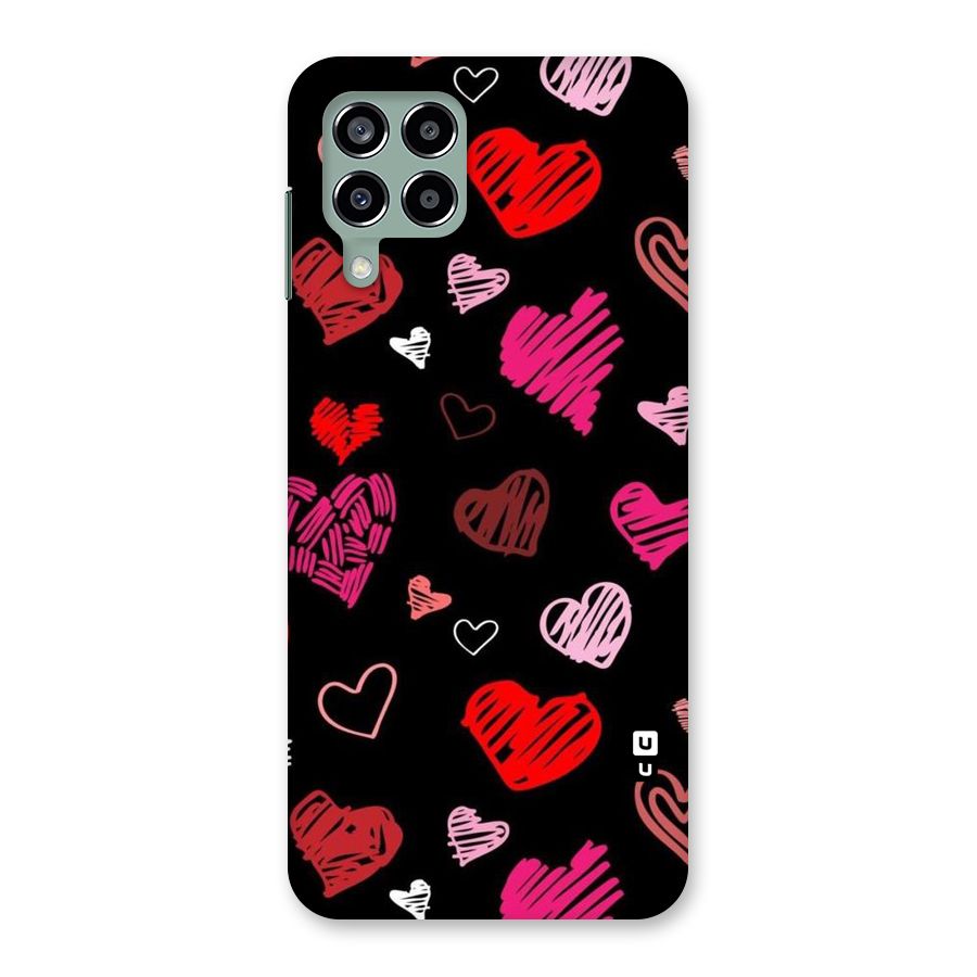 Hearts Art Pattern Back Case for Galaxy M33