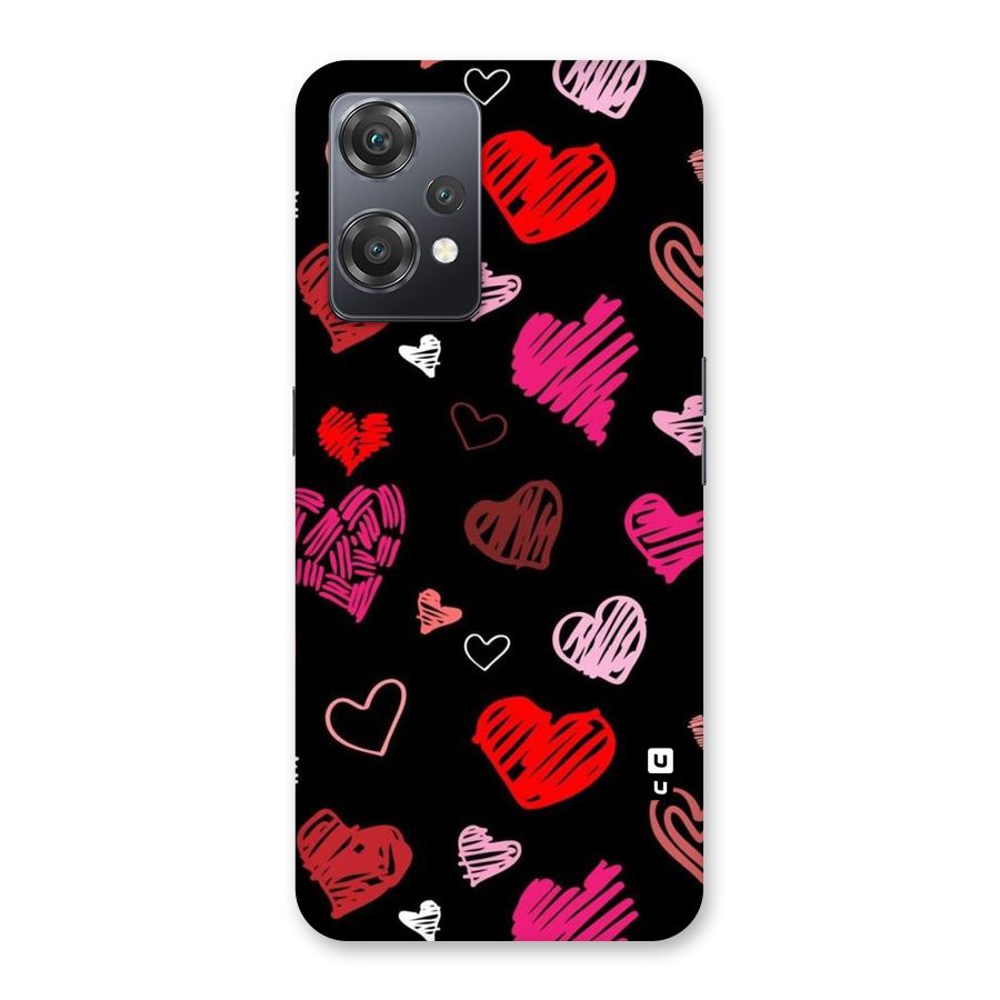 Hearts Art Pattern Back Case for OnePlus Nord CE 2 Lite 5G