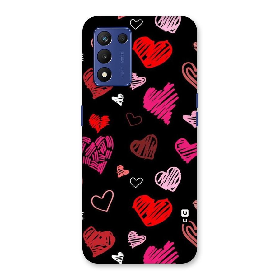 Hearts Art Pattern Back Case for Realme 9 5G Speed