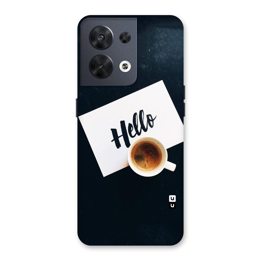 Hello Coffee Back Case for Oppo Reno8 5G
