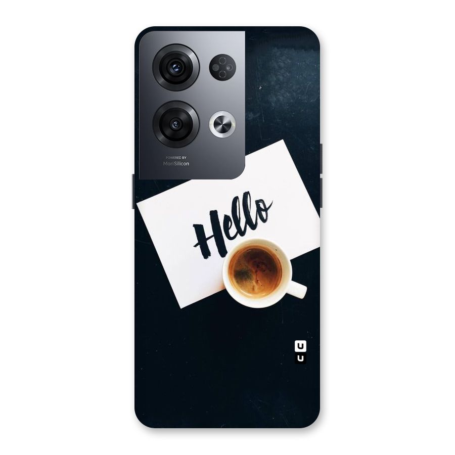 Hello Coffee Back Case for Oppo Reno8 Pro 5G
