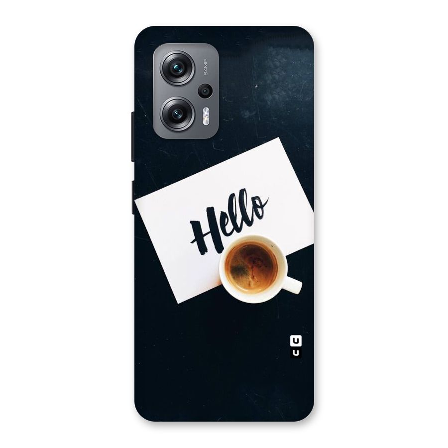 Hello Coffee Back Case for Redmi K50i