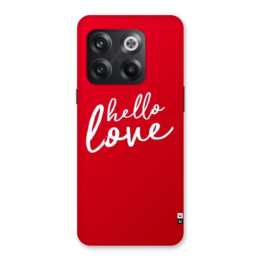 Hello Love Back Case for OnePlus 10T