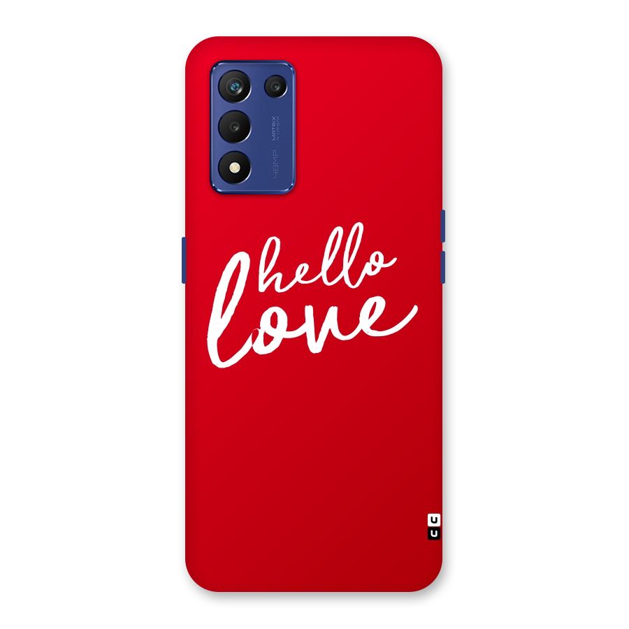 Hello Love Back Case for Realme 9 5G Speed