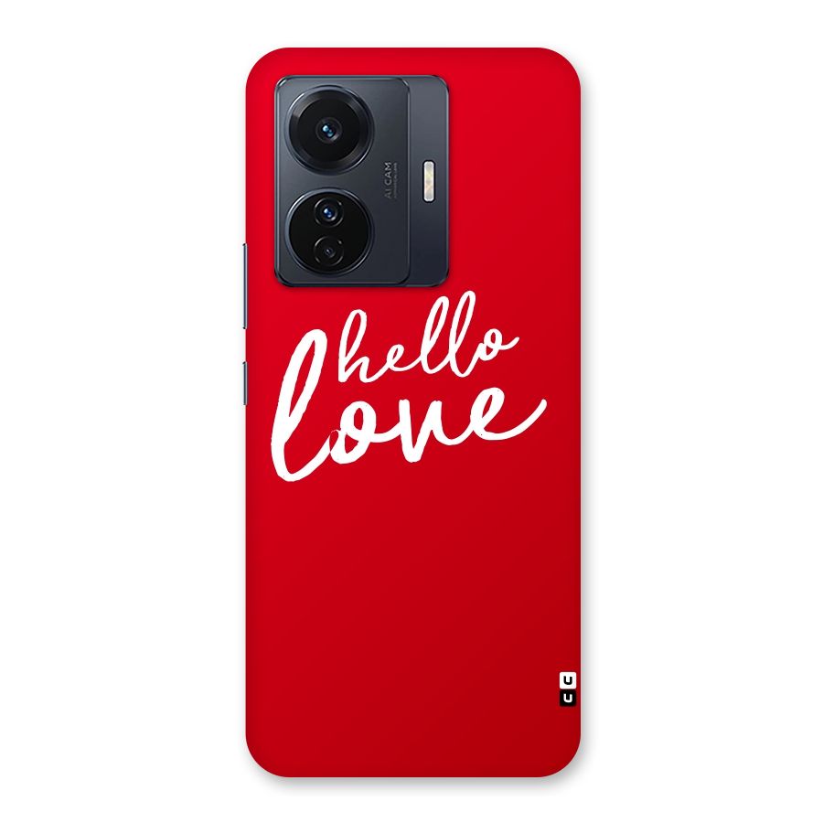 Hello Love Back Case for Vivo T1 Pro
