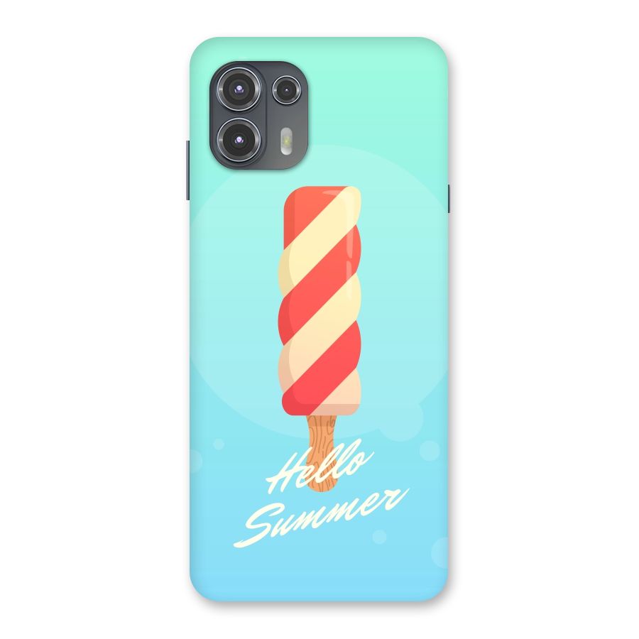 Hello Summer Back Case for Motorola Edge 20 Fusion