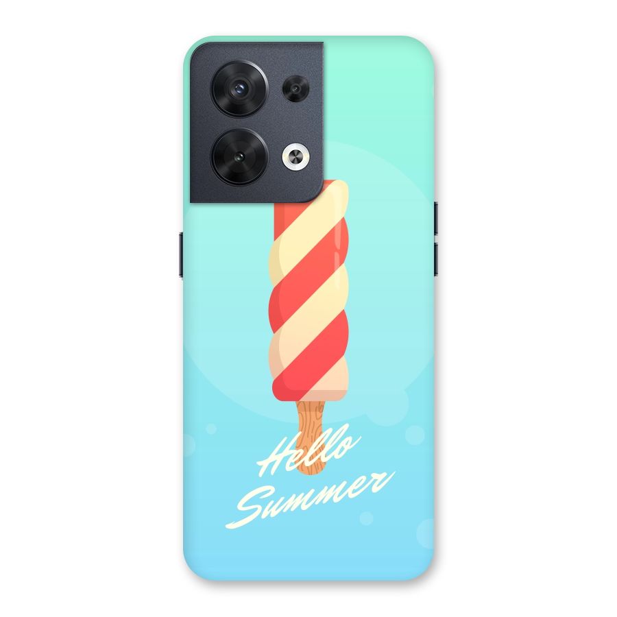 Hello Summer Back Case for Oppo Reno8 5G