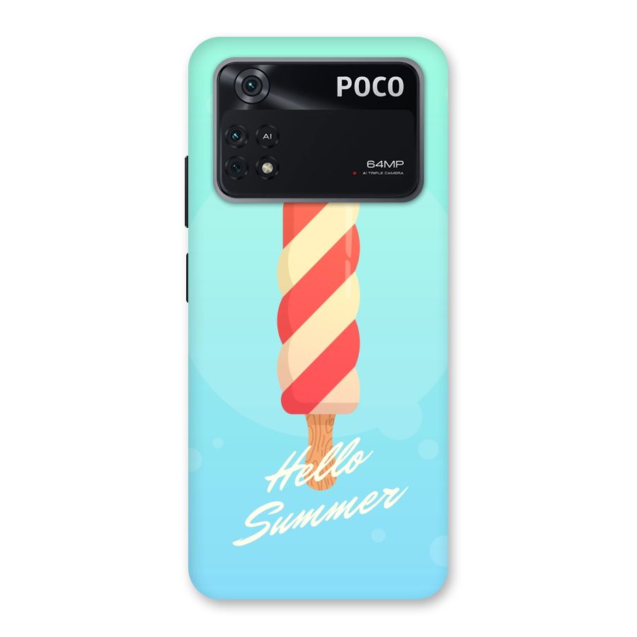 Hello Summer Back Case for Poco M4 Pro 4G
