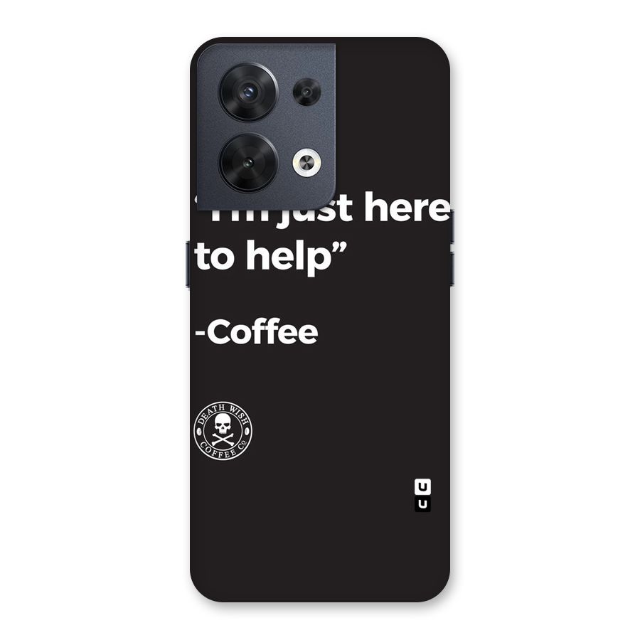 Here To Help Back Case for Oppo Reno8 5G