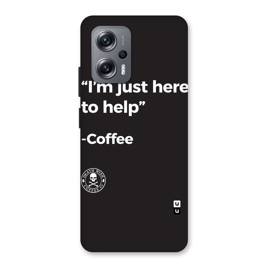 Here To Help Back Case for Redmi K50i