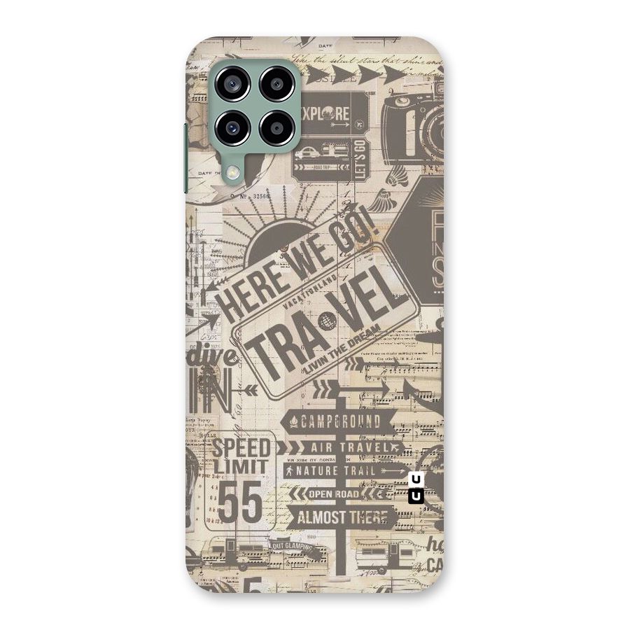 Here We Travel Back Case for Galaxy M33