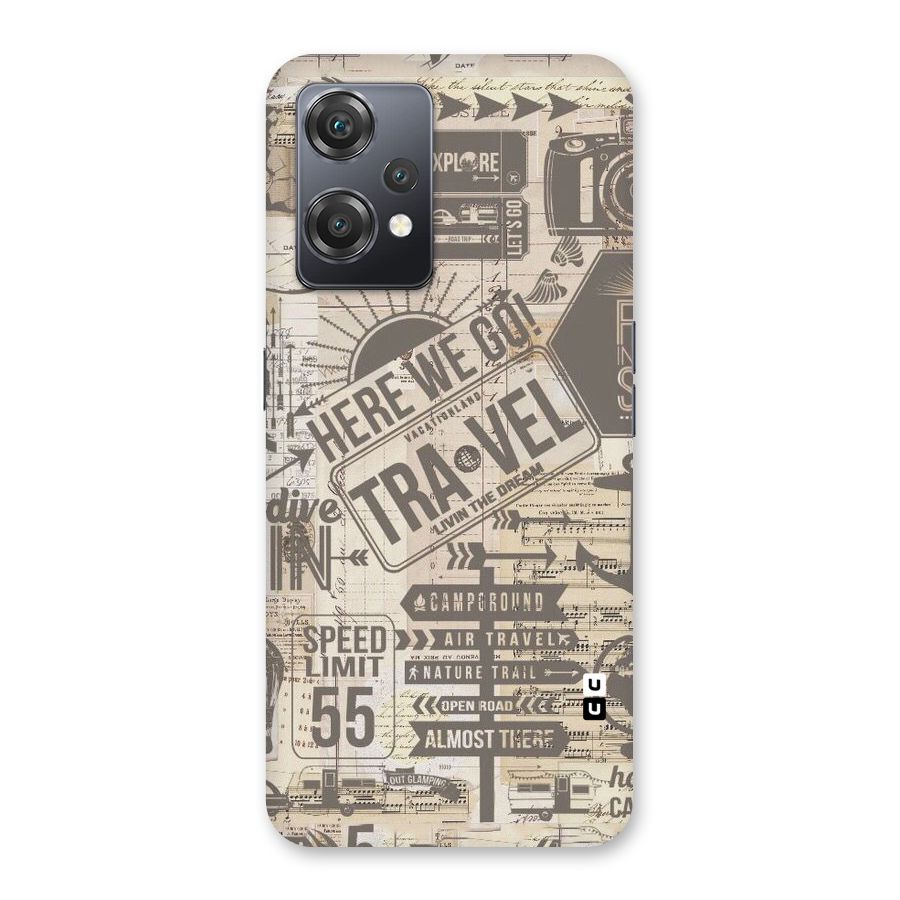 Here We Travel Back Case for OnePlus Nord CE 2 Lite 5G