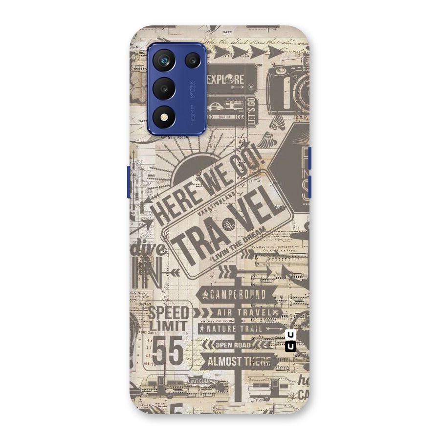 Here We Travel Back Case for Realme 9 5G Speed