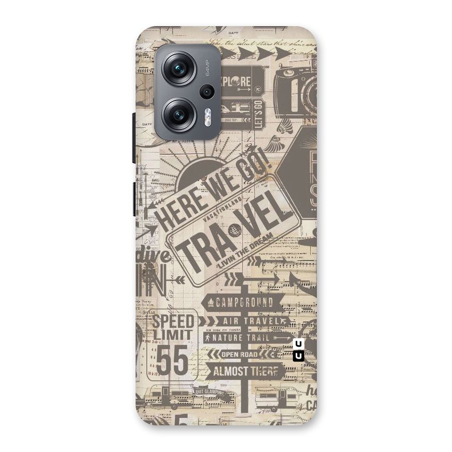 Here We Travel Back Case for Redmi K50i
