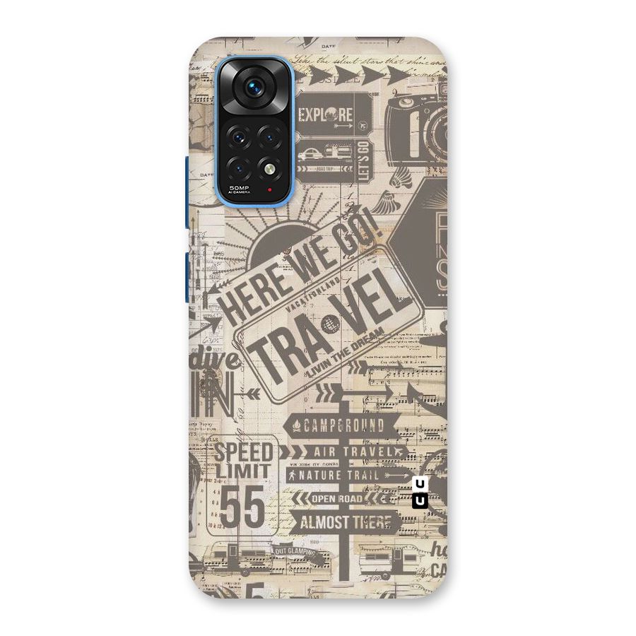 Here We Travel Back Case for Redmi Note 11S
