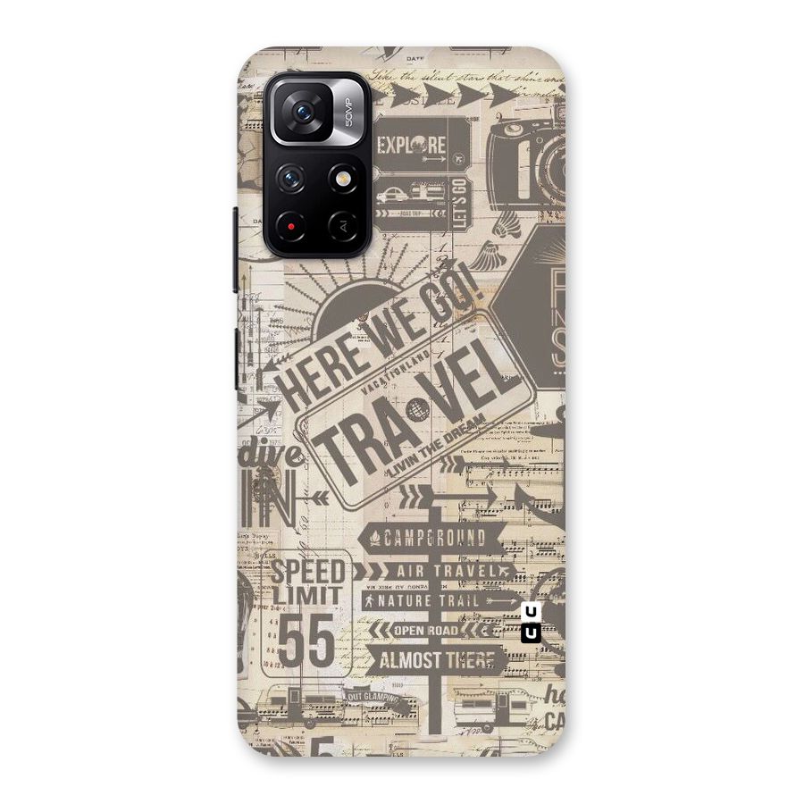 Here We Travel Back Case for Redmi Note 11T 5G