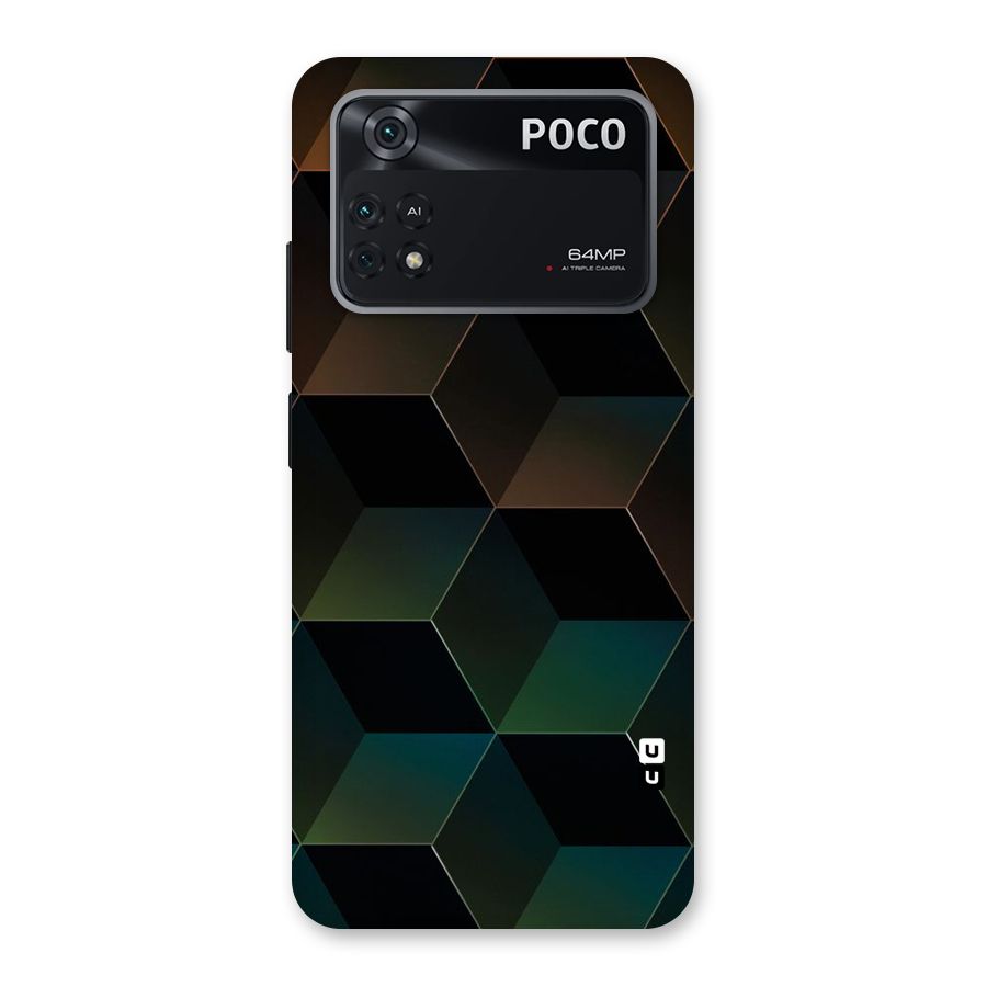 Hexagonal Design Back Case for Poco M4 Pro 4G