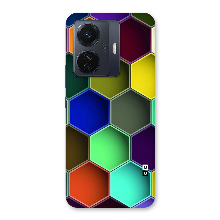 Hexagonal Palette Back Case for Vivo T1 Pro