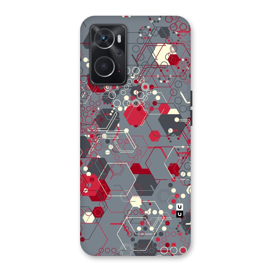 Hexagons Pattern Back Case for Oppo K10 4G