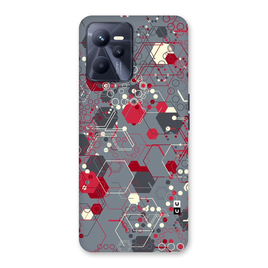 Hexagons Pattern Back Case for Realme C35