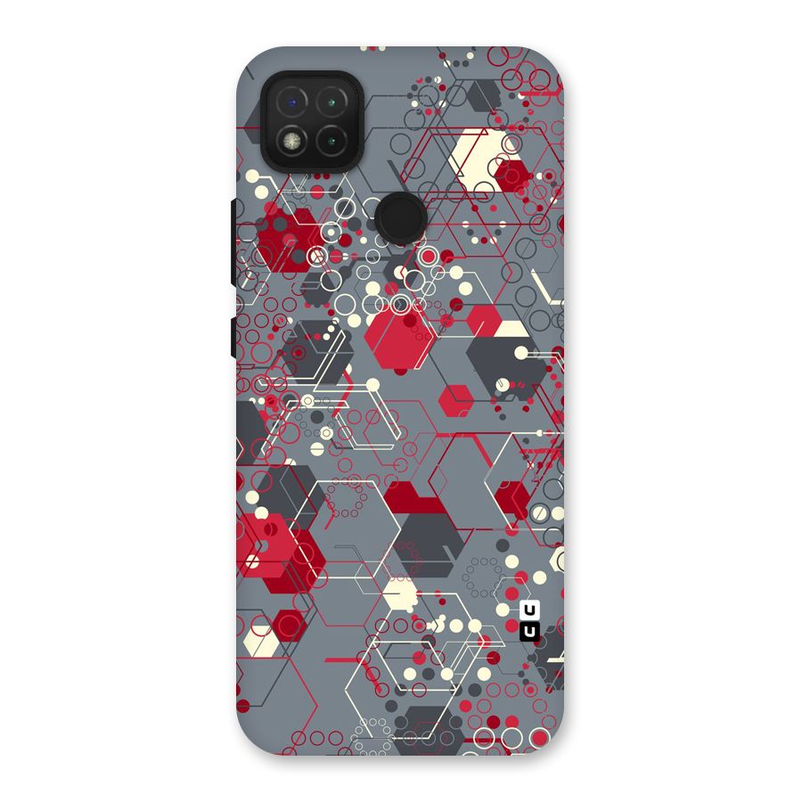 Hexagons Pattern Back Case for Redmi 9 Activ