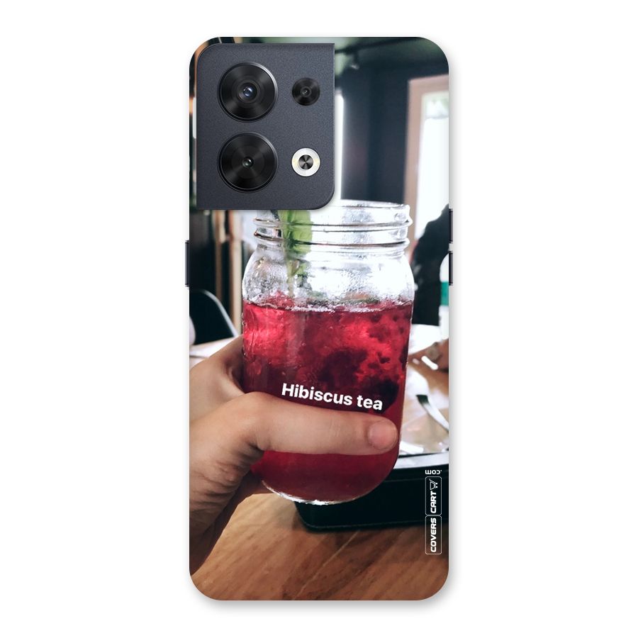 Hibiscus Tea Back Case for Oppo Reno8 5G