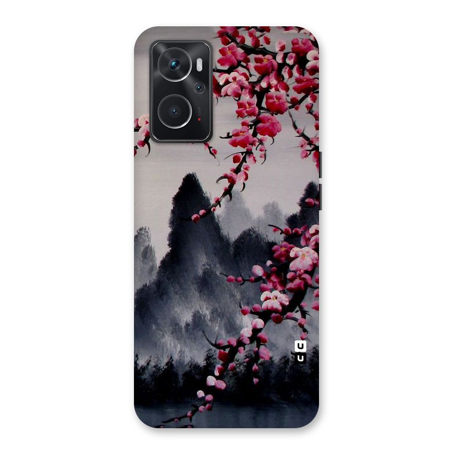 Hills And Blossoms Back Case for Oppo K10 4G