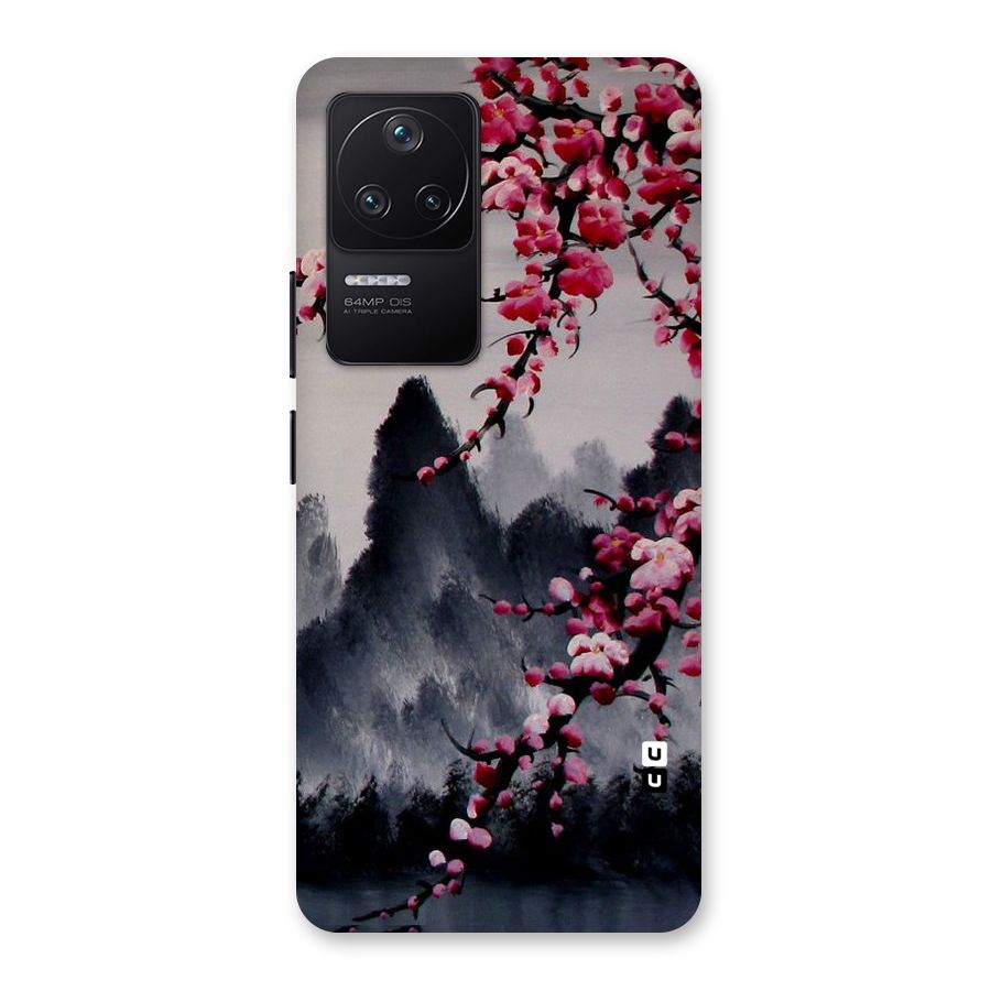 Hills And Blossoms Back Case for Poco F4 5G