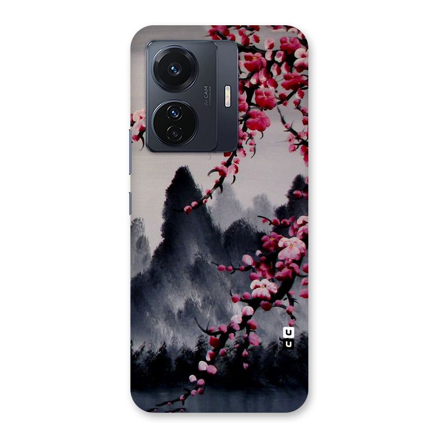 Hills And Blossoms Back Case for Vivo T1 Pro