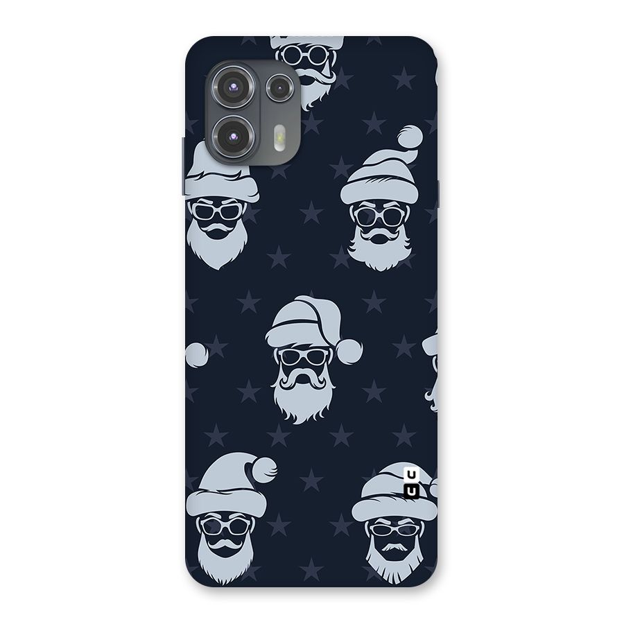 Hipster Santa Back Case for Motorola Edge 20 Fusion