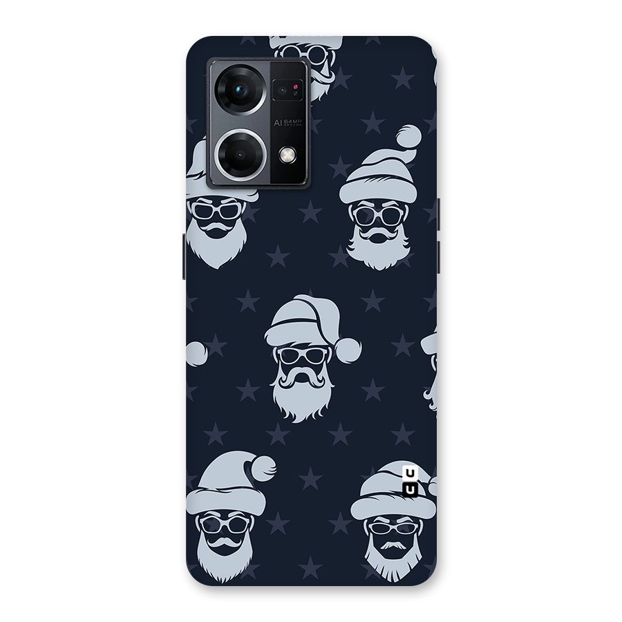 Hipster Santa Glass Back Case for Oppo F21 Pro 5G