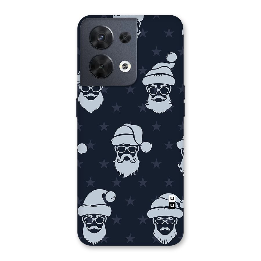 Hipster Santa Back Case for Oppo Reno8 5G