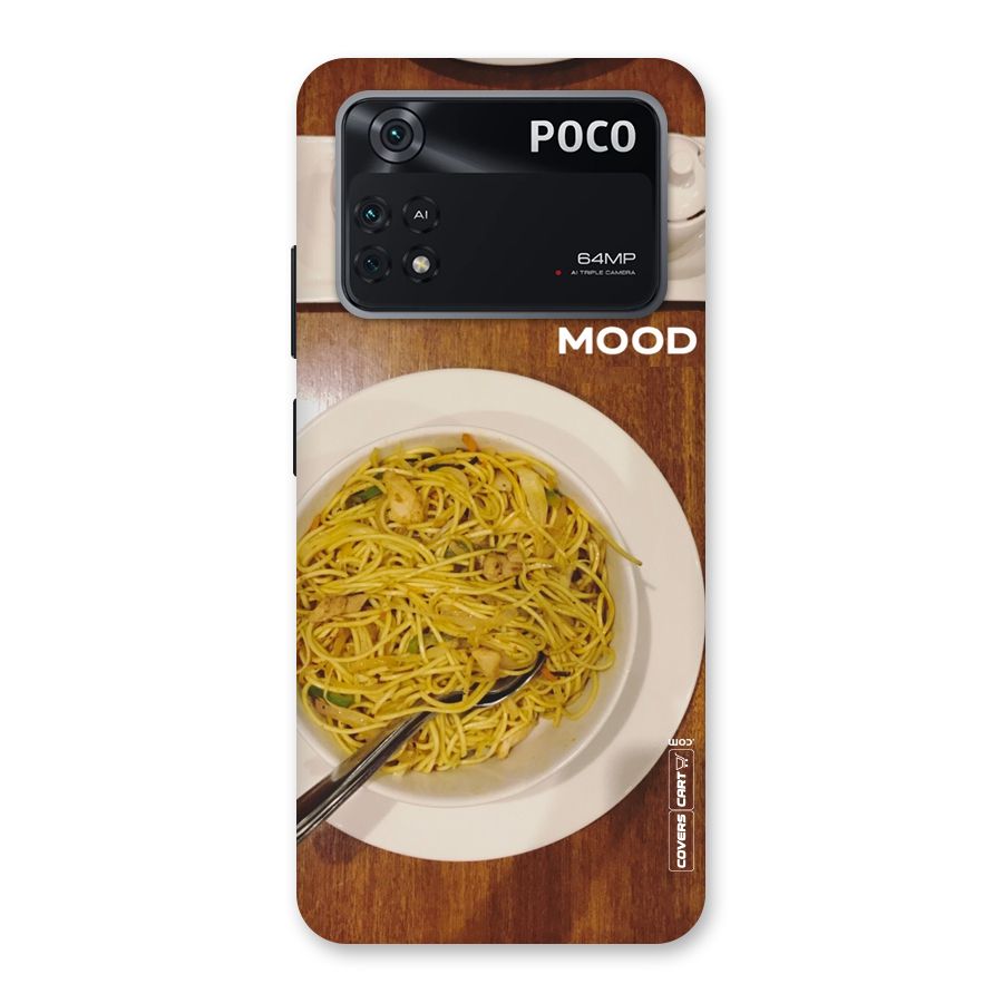 Hogging Mood Back Case for Poco M4 Pro 4G