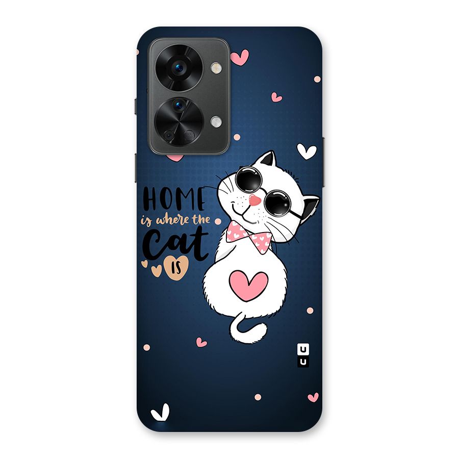Home Where Cat Back Case for OnePlus Nord 2T
