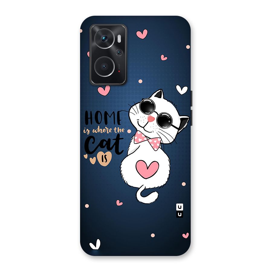 Home Where Cat Back Case for Oppo K10 4G