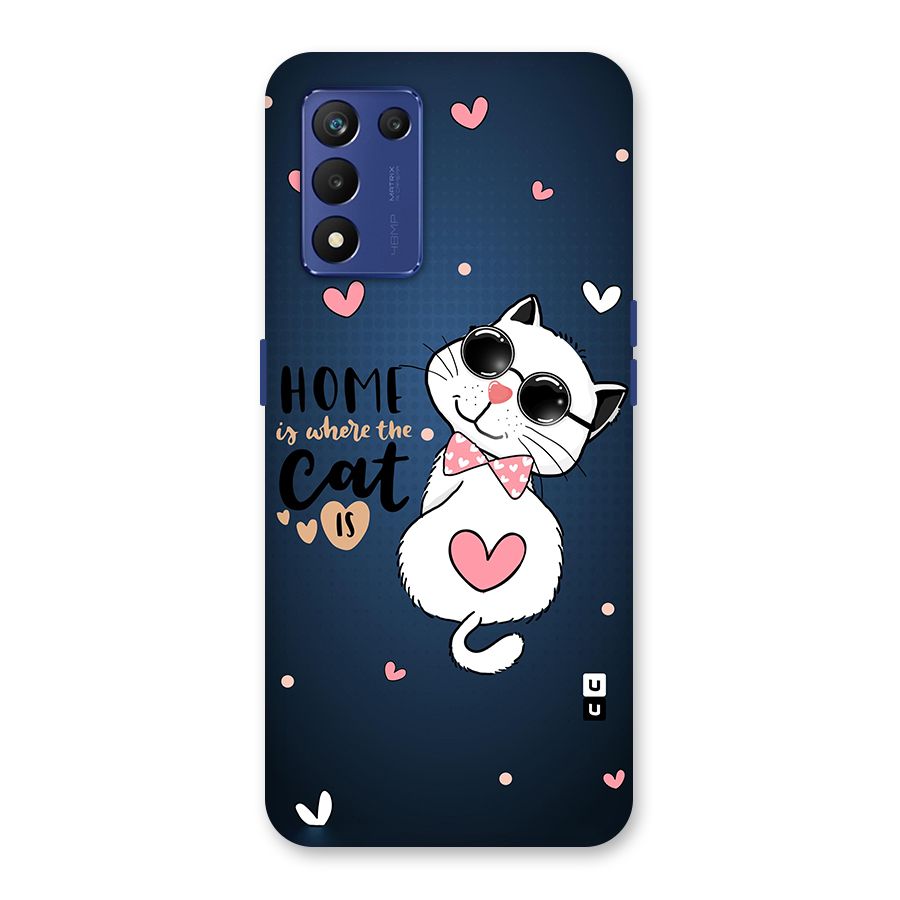Home Where Cat Back Case for Realme 9 5G Speed