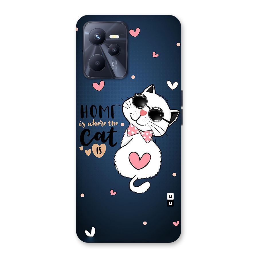 Home Where Cat Back Case for Realme C35