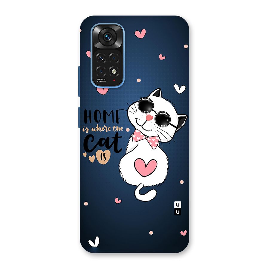 Home Where Cat Back Case for Redmi Note 11S