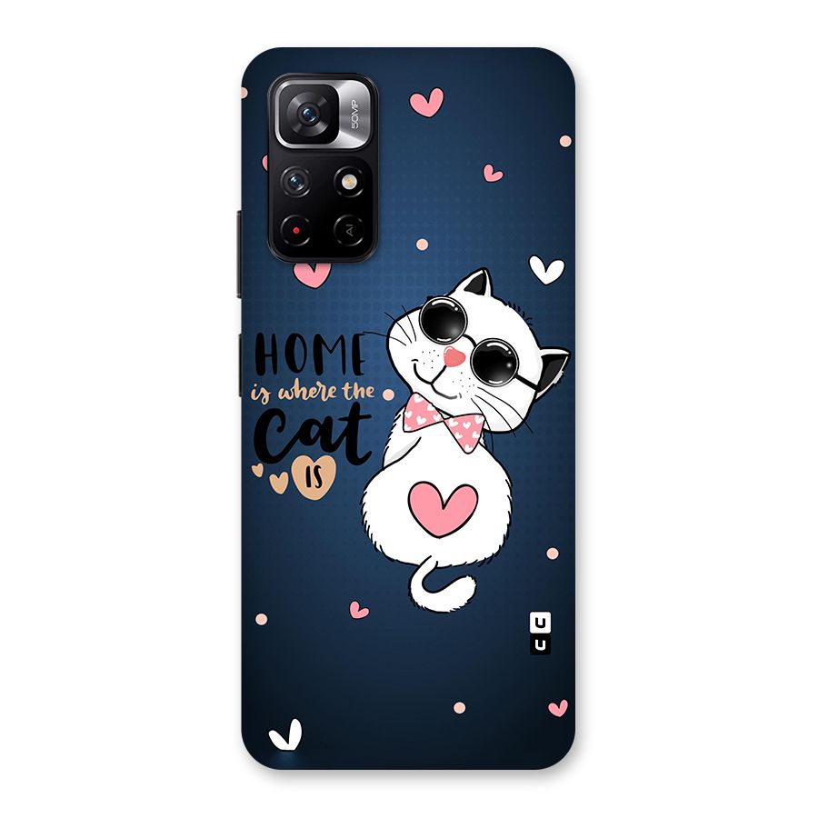 Home Where Cat Back Case for Redmi Note 11T 5G