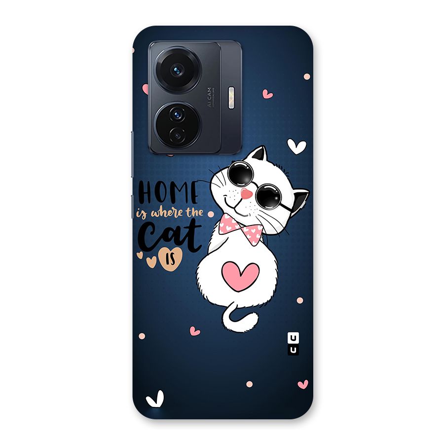Home Where Cat Back Case for Vivo T1 Pro