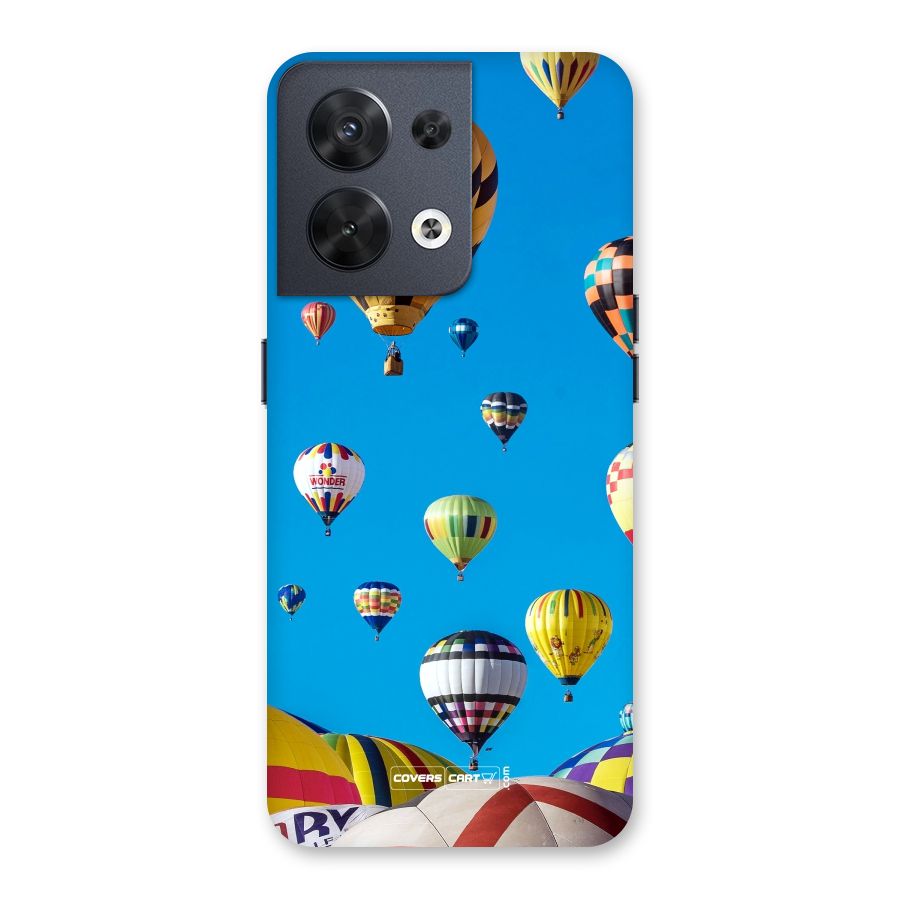 Hot Air Baloons Back Case for Oppo Reno8 5G